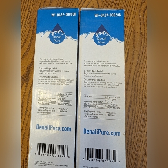 Water filter for refrigerator Samsung DA29-00020B lot of 2 - Picture 5 of 8